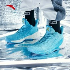 China&Sport Anta 2019 Klay Thompson KT4 Low Men's Basketball Shoes - Blue/White/Gold