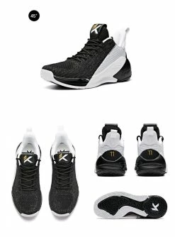 China&Sport Anta 2019 Klay Thompson KT4 Low Men's Basketball Shoes - Black/White -Li-Ning Shop 111921102 4 3