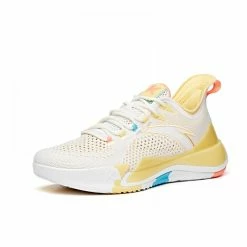Alternative view of China&Sport Anta KT-LIGHT 2020 Men's Basketball Sneakers - White/Yellow