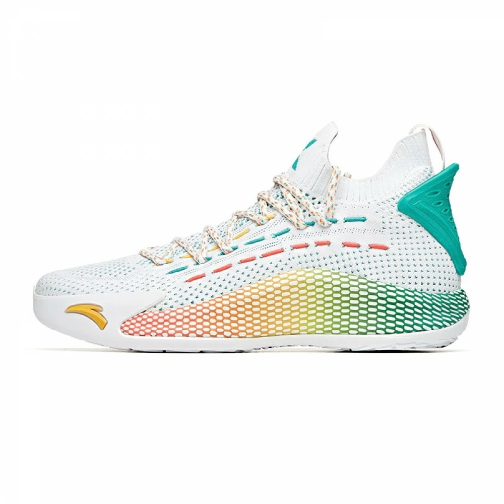 China&Sport Anta KT5 Klay Thompson "Have Fun" Low Basketball Sneakers - White/Green 1 China&Sport Anta KT5 Klay Thompson "Have Fun" Low Basketball Sneakers - White/Green