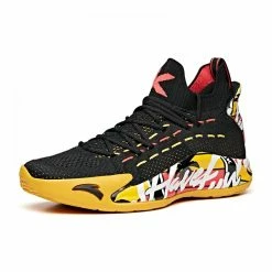 Alternative view of China&Sport Anta KT5 Klay Thompson "Have Fun In LA" Low Basketball Sneakers - Black/Yellow
