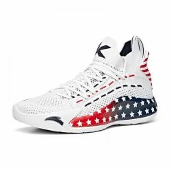 China&Sport Anta KT5 Klay Thompson "Stars And Stripes" Low Basketball Sneakers - White/Red 7 China&Sport Anta KT5 Klay Thompson "Stars And Stripes" Low Basketball Sneakers - White/Red -Li-Ning Shop 112031102 3 2