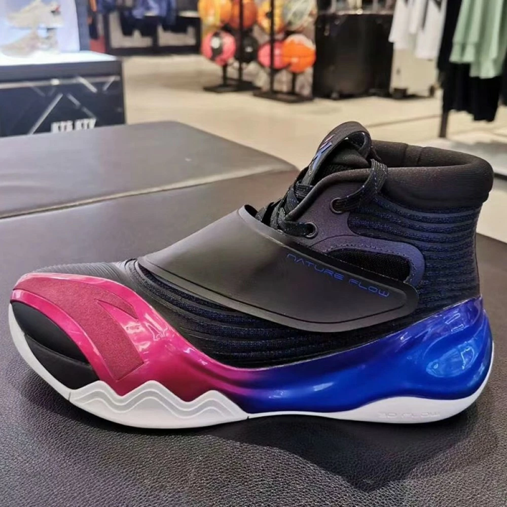 China&Sport Anta KT6 Klay Thompson 2020 Men's Basketball Sneakers - Black/Blue/Purple 5 China&Sport Anta KT6 Klay Thompson 2020 Men's Basketball Sneakers - Black/Blue/Purple - Image 5