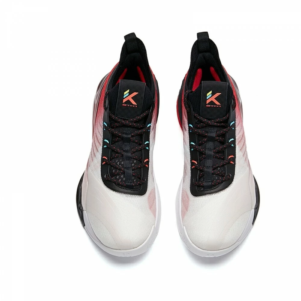 China&Sport Anta KT6 Klay Thompson 2021 New Colorway Low Basketball Sneakers - White/Black/Red 3 China&Sport Anta KT6 Klay Thompson 2021 New Colorway Low Basketball Sneakers - White/Black/Red - Image 3