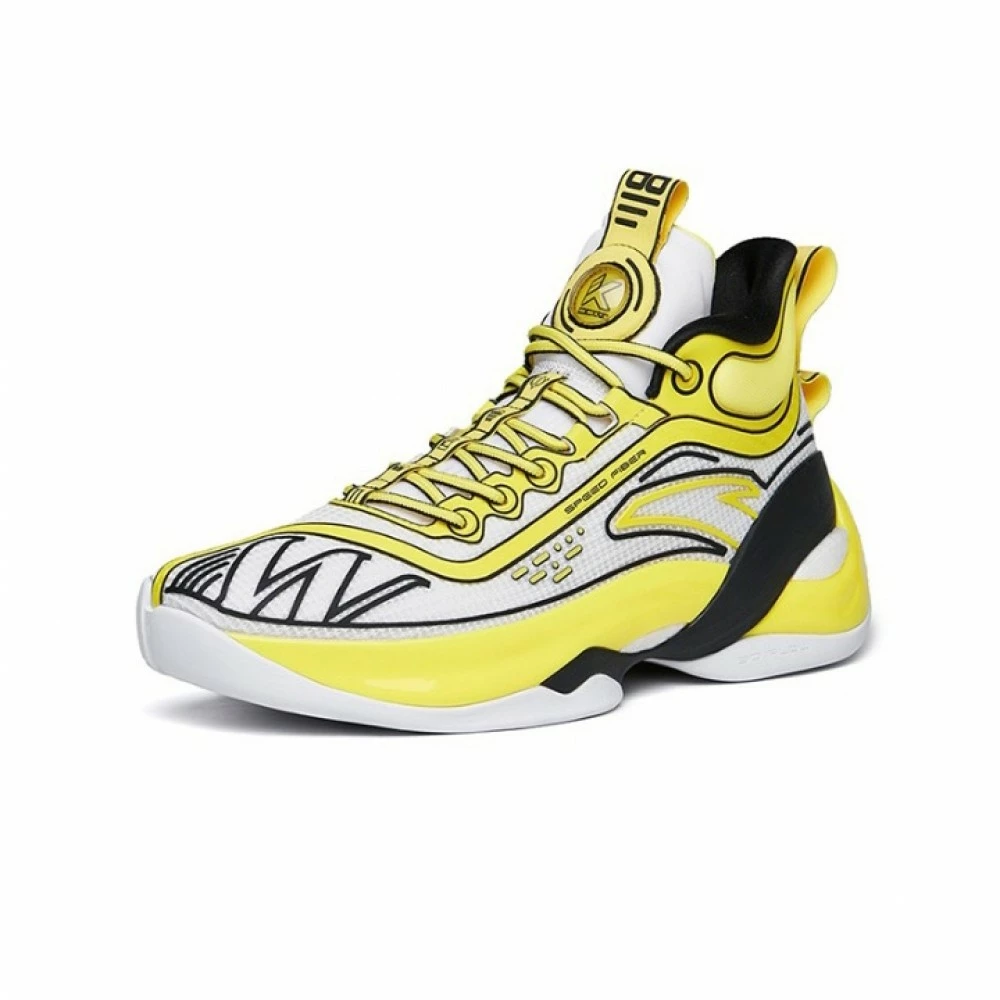 China&Sport Anta KT7 “Sea King Thompson" 2022 Klay Thompson High Top Basketball Sneakers - White/Yellow 1 China&Sport Anta KT7 “Sea King Thompson" 2022 Klay Thompson High Top Basketball Sneakers - White/Yellow