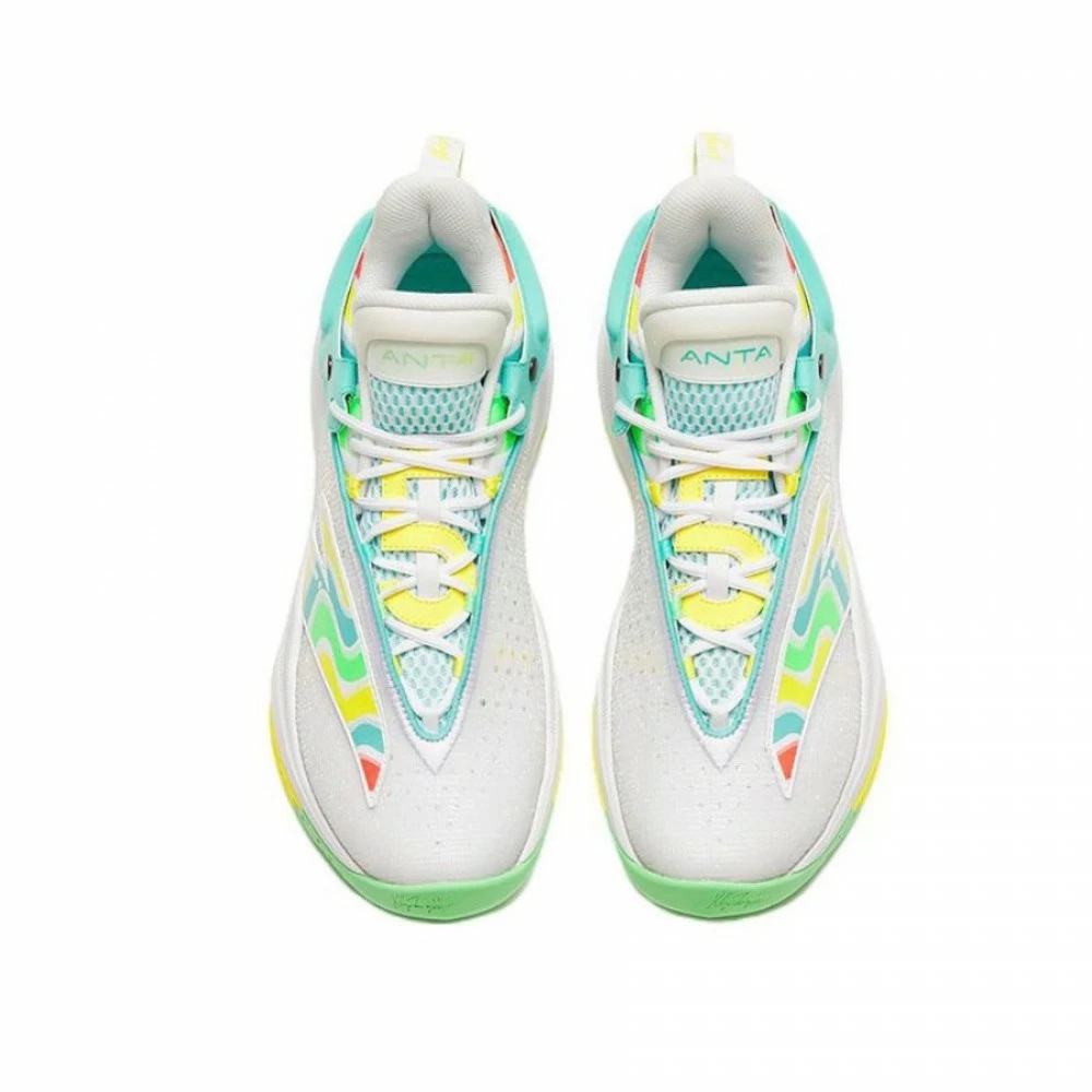 China&Sport Anta KT8 Klay Thompson Basketball Sneakers - White/Green 1 China&Sport Anta KT8 Klay Thompson Basketball Sneakers - White/Green