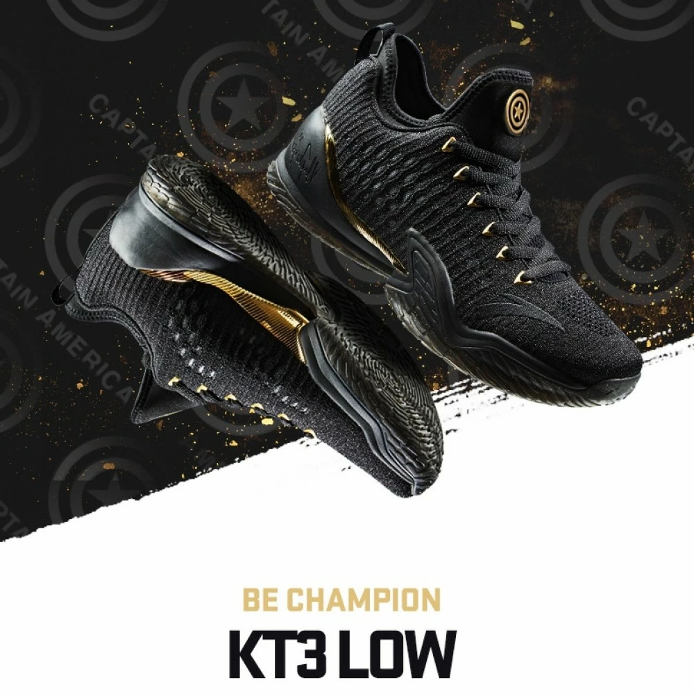 China&Sport Anta X Marvel Avengers Klay Thompson 2018 NBA KT3 Final Low Basketball Sneakers - Be Champion 4 China&Sport Anta X Marvel Avengers Klay Thompson 2018 NBA KT3 Final Low Basketball Sneakers - Be Champion - Image 4