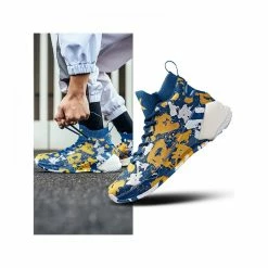China&Sport Anta 2019 Spring New Klay Thompson KT4 Men's Basketball Shoes - Blue/Yellow/White