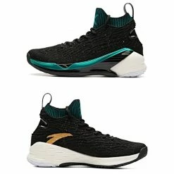 China&Sport Anta 2019 Klay Thompson KT4 Men's Basketball Shoes - Black/Gold/Green [11911101-1] -Li-Ning Shop 11911101 1 1