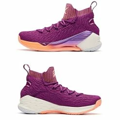 Alternative view of China&Sport Anta 2019 Klay Thompson KT4 Men's Basketball Shoes - Purple [11911101-3]