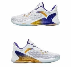 China&Sport 2019 Summer Anta Rajon Rondo RR5 Lakers NBA Basketball Shoes - White/Purple/Yellow -Li-Ning Shop 11911160r 1 1