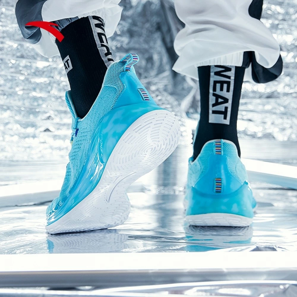 China&Sport Anta 2019 Spring KT4 Klay Thompson Light Low Basketball Shoes - Ice Blue/White 2 China&Sport Anta 2019 Spring KT4 Klay Thompson Light Low Basketball Shoes - Ice Blue/White - Image 2