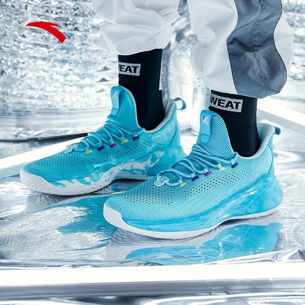China&Sport Anta 2019 Spring KT4 Klay Thompson Light Low Basketball Shoes - Ice Blue/White 3 China&Sport Anta 2019 Spring KT4 Klay Thompson Light Low Basketball Shoes - Ice Blue/White - Image 3