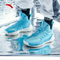 Alternative view of China&Sport Anta 2019 KT4 Klay Thompson Splash Men's Basketball Shoes - Blue/White