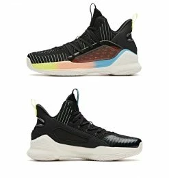 Alternative view of China&Sport Anta 2019 KT4 Klay Thompson Splash Men's Basketball Shoes - Black/Orange/Green/Blue