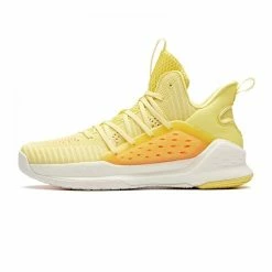 Alternative view of China&Sport Anta 2019 KT4 Splash Klay Thompson Men's Mid Basketball Shoes - Yellow/Orange