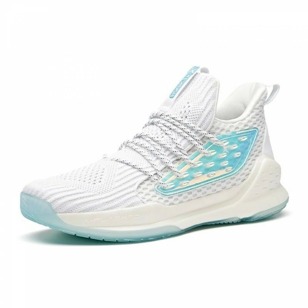 China&Sport Anta Klay Thompson 2019 Anta KT Splash 1 Men's Basketball Sneakers - White/Blue 4 China&Sport Anta Klay Thompson 2019 Anta KT Splash 1 Men's Basketball Sneakers - White/Blue - Image 4