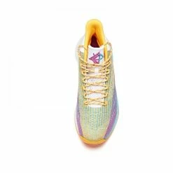 China&Sport Anta 2019 Summer New Klay Thompson KT4 Final Basketball Sneakers - Purple/Yellow/Blue