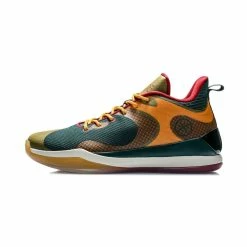China&Sport 2020 Li-Ning Wade Professional Men's Basketball Game Shoes - Green/Yellow