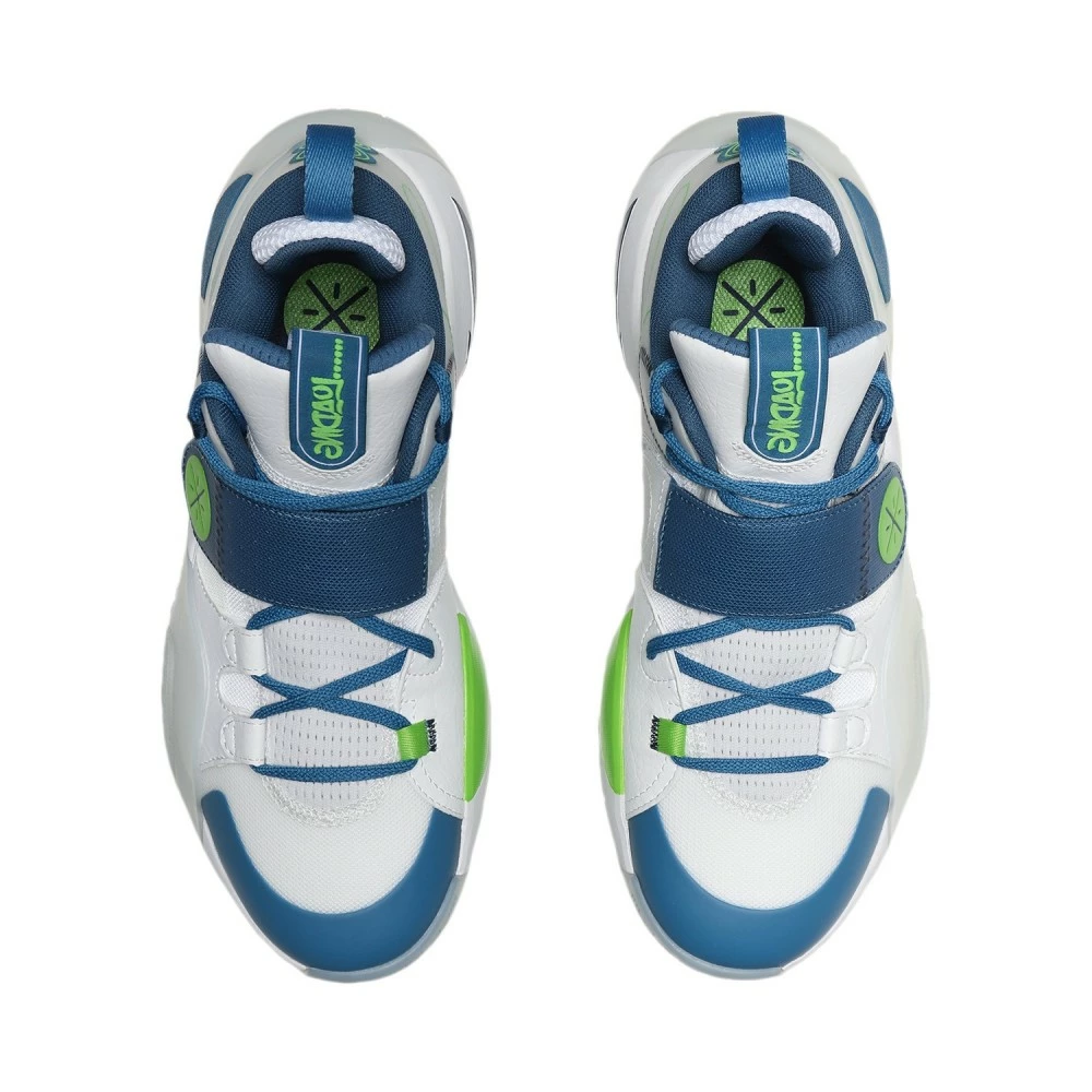 China&Sport Way Of Wade 2020 ALL CITY 8 Russell "Home" Basketball Sneakers - White/Blue 5 China&Sport Way Of Wade 2020 ALL CITY 8 Russell "Home" Basketball Sneakers - White/Blue - Image 5