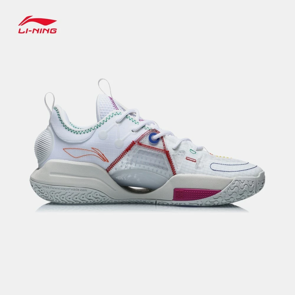 China&Sport Way Of Wade 2021 ALL CITY 9 V1.5 Men's Basketball Sneakers - White/Blue 2 China&Sport Way Of Wade 2021 ALL CITY 9 V1.5 Men's Basketball Sneakers - White/Blue - Image 2