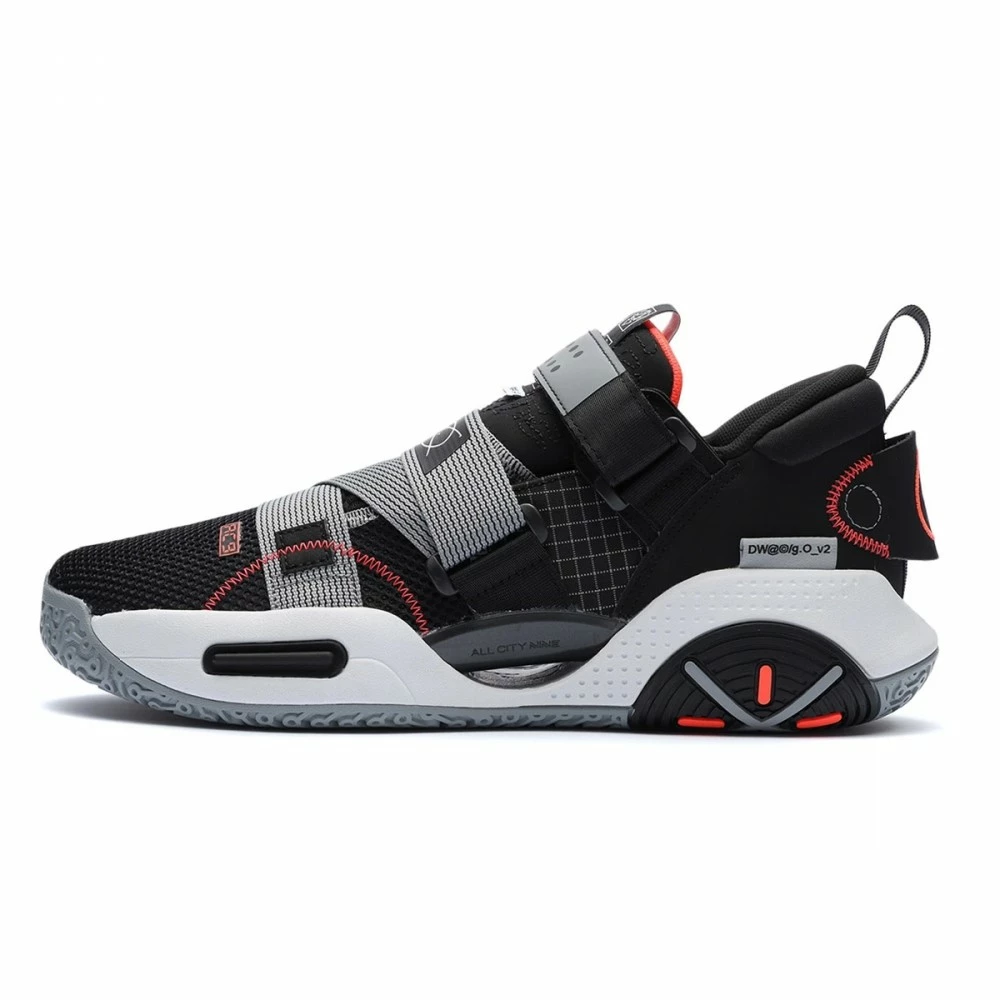 China&Sport Wade ALL CITY 9 V2 AC9 Men's Professional Basketball Game Shoes - Black/Gray 1 China&Sport Wade ALL CITY 9 V2 AC9 Men's Professional Basketball Game Shoes - Black/Gray