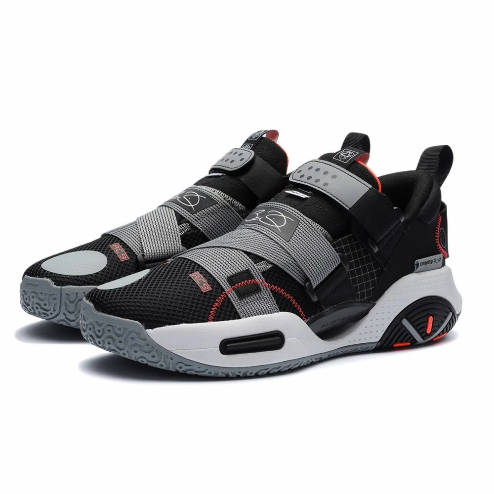 China&Sport Wade ALL CITY 9 V2 AC9 Men's Professional Basketball Game Shoes - Black/Gray 2 China&Sport Wade ALL CITY 9 V2 AC9 Men's Professional Basketball Game Shoes - Black/Gray - Image 2