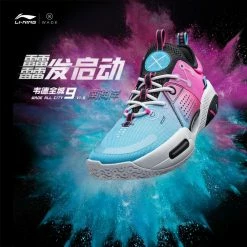 China&Sport Wade ALL CITY 9 V1.5 "South Beach" Men's Basketball Sneakers 8 China&Sport Wade ALL CITY 9 V1.5 "South Beach" Men's Basketball Sneakers -Li-Ning Shop abar077 13 3
