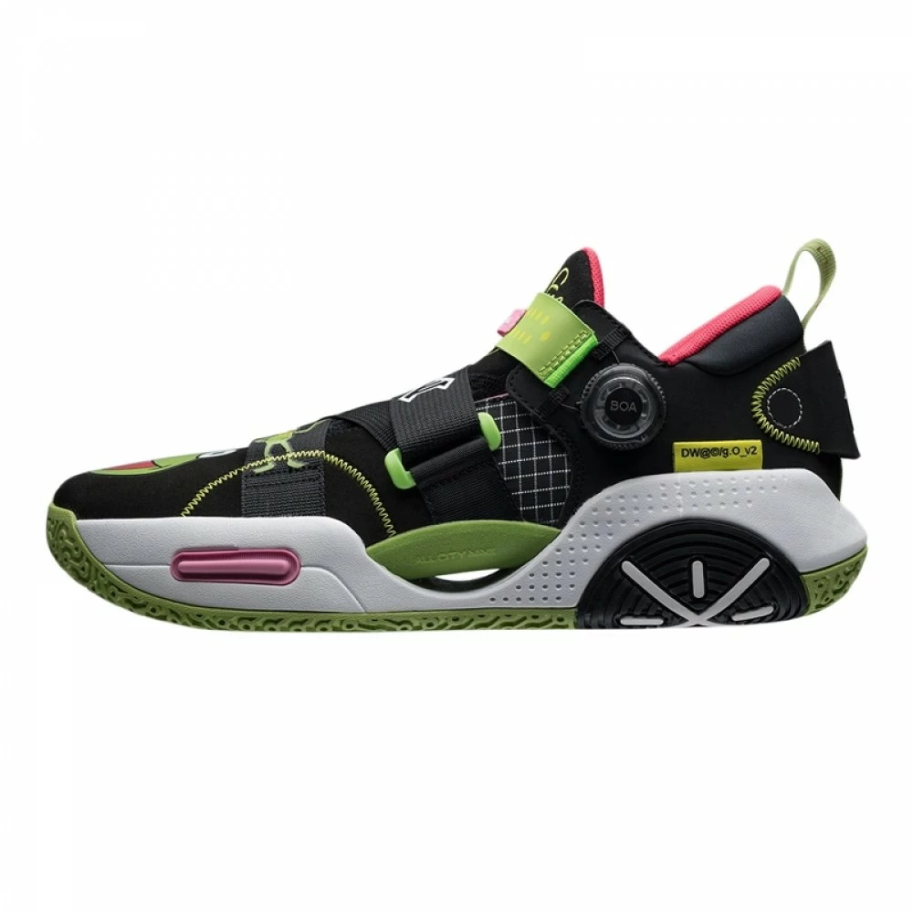 China&Sport Wade 2021 ALL CITY 9 V2 BOA "Kermit" Men's Professional Basketball Shoes 2 China&Sport Wade 2021 ALL CITY 9 V2 BOA "Kermit" Men's Professional Basketball Shoes - Image 2