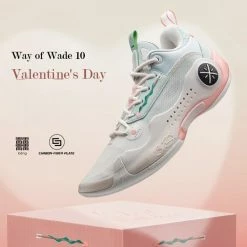 China&Sport Way Of Wade 10 "Valentine's Day" Professional Basketball Game Sneakers 11 China&Sport Way Of Wade 10 "Valentine's Day" Professional Basketball Game Sneakers -Li-Ning Shop abas083 2 2 1