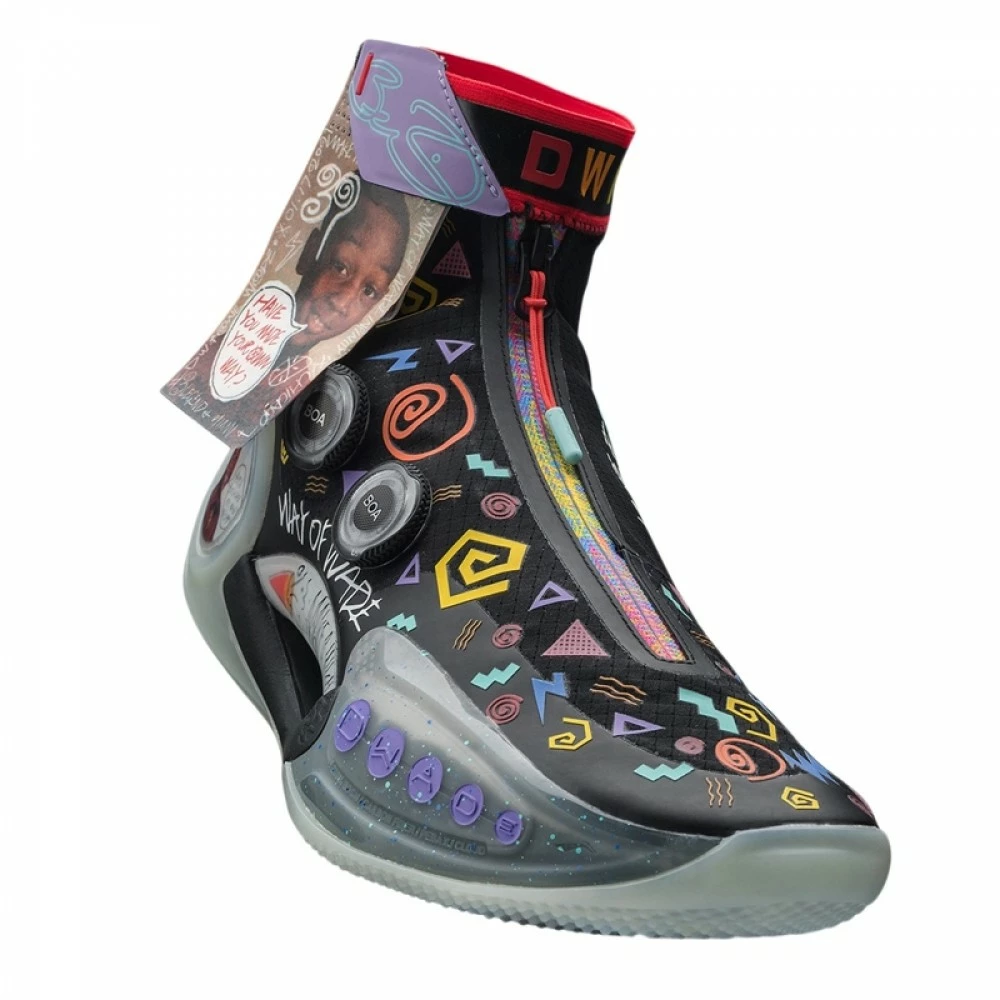 China&Sport Way Of Wade 9 Infinity "MOMENT" High Top New Design Basketball Sneakers 4 China&Sport Way Of Wade 9 Infinity "MOMENT" High Top New Design Basketball Sneakers - Image 4