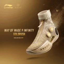 Alternative view of China&Sport Way Of Wade 9 INFINITY "GOLDRUSH" New Design Basketball Sneakers