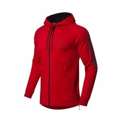 Alternative view of China&Sport 2019 Spring New Way Of Wade Men's Full Zip Hoodie - Red