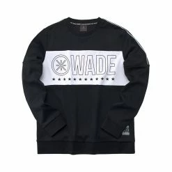 Alternative view of China&Sport 2019 Spring New Way Of Wade Men's Crew-neck Sweater - Black [AWDP219-1]