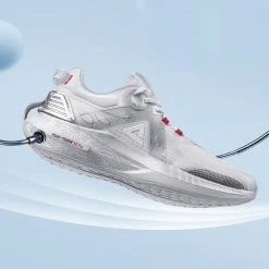 China&Sport PEAK 2021 PEAK-TAICHI 3.0 Pro Smart Running Shoes - White/Silver -Li-Ning Shop e11727h white silver 5