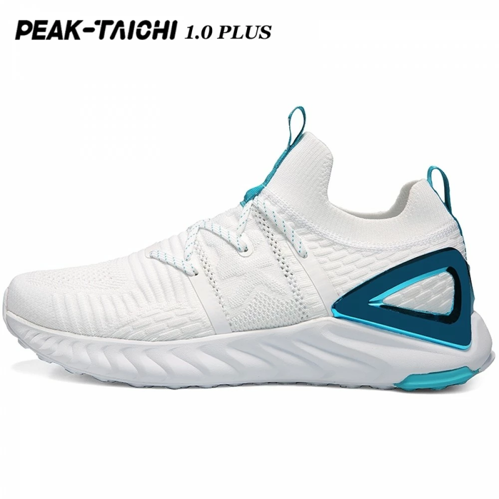 China&Sport PEAK 2019 Summer New PEAK-"TAICHI" 1.0 Plus Smart Running Shoes - White/Blue 1 China&Sport PEAK 2019 Summer New PEAK-"TAICHI" 1.0 Plus Smart Running Shoes - White/Blue