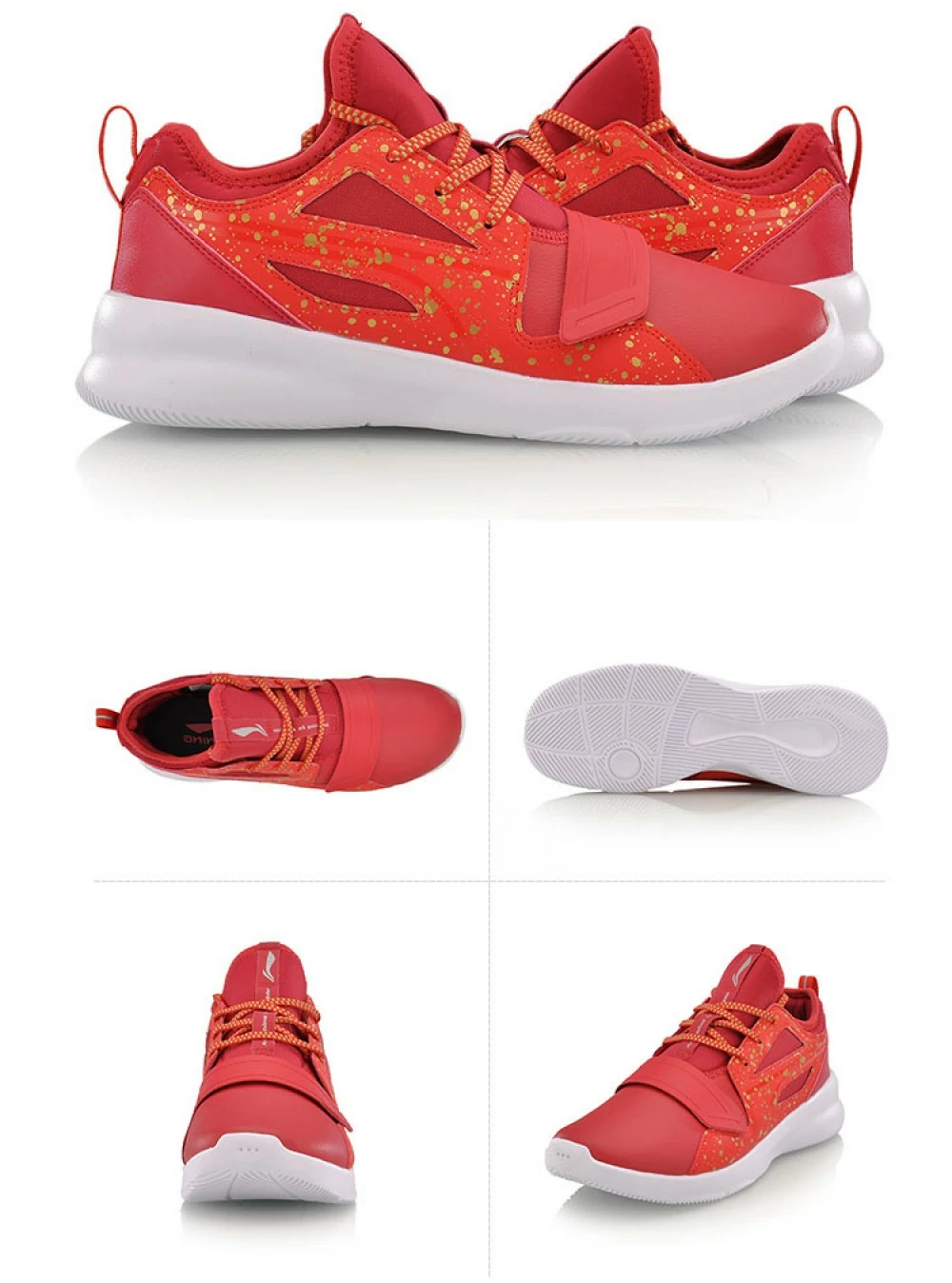 China&Sport Li-Ning 2017 Way Of Wade 937 Basketball Culture Shoes - Red/White 3 China&Sport Li-Ning 2017 Way Of Wade 937 Basketball Culture Shoes - Red/White - Image 3
